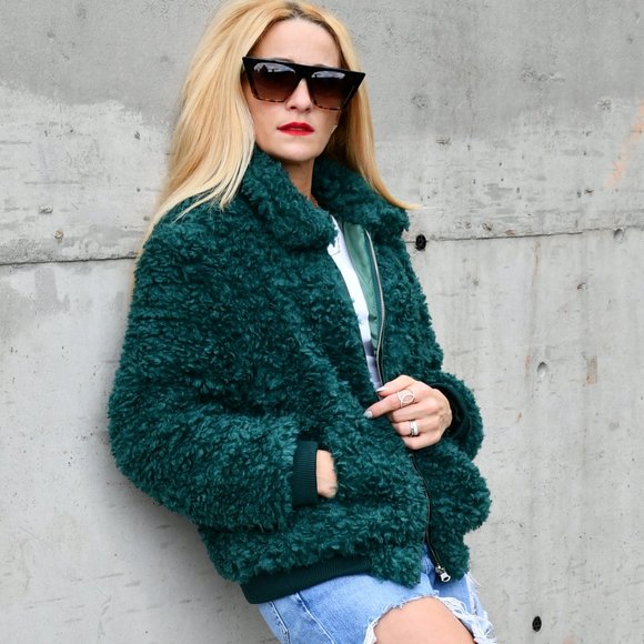 MODA ME COUTURE Jackets & Blazers - IN STOCK!! FAUX FUR COAT